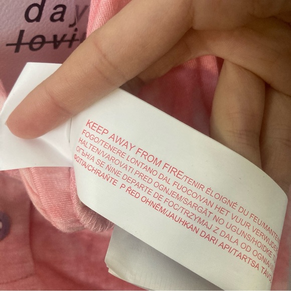 NWT New Some Days Lovin marble tie dye pink jumpsuit Jumper XS - Picture 13 of 15